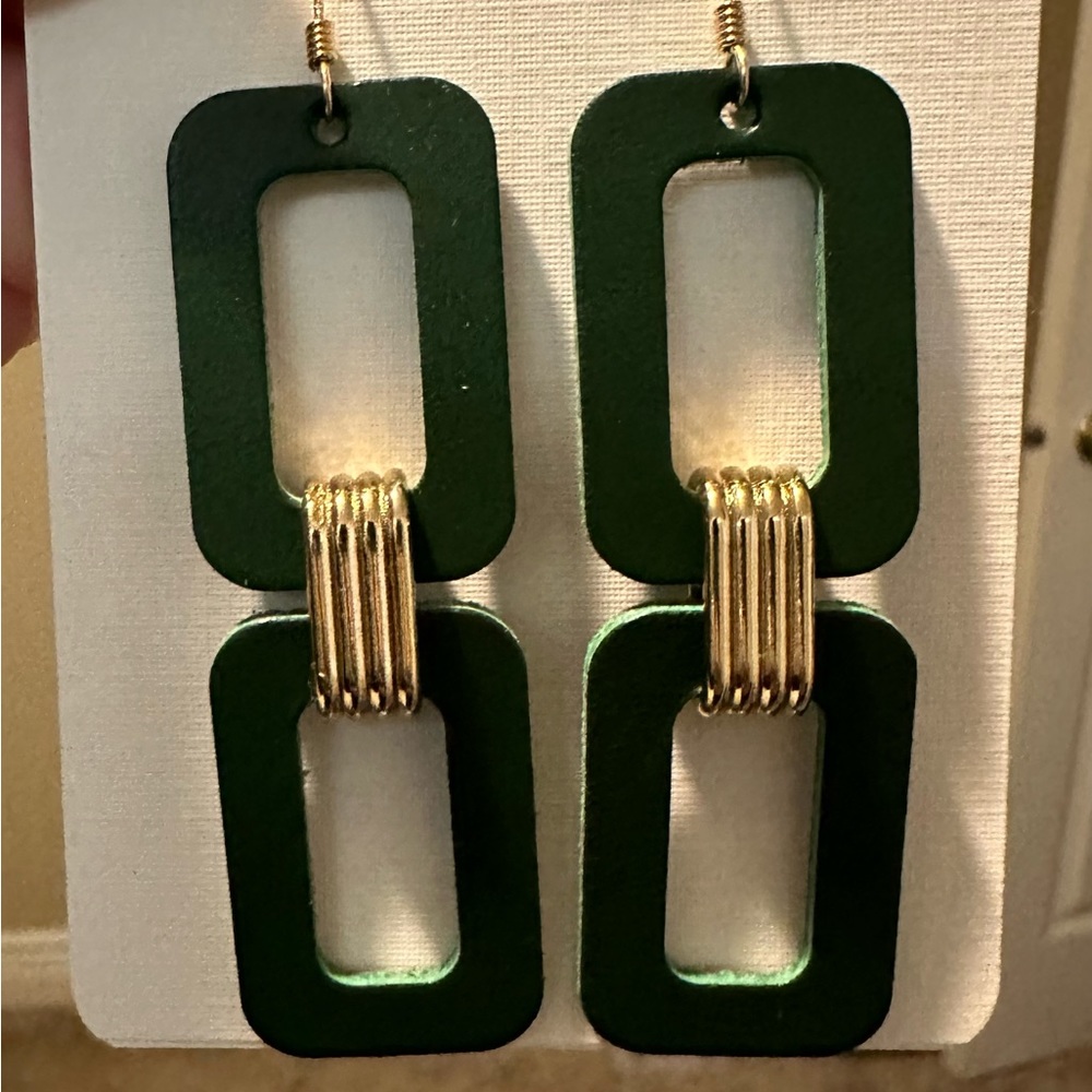 Nickel and Suede - Evergreen Blakey Earrings